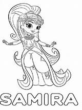 Shimmer Shine Colouring Coloring Printable Drawing Book Fun Kids sketch template