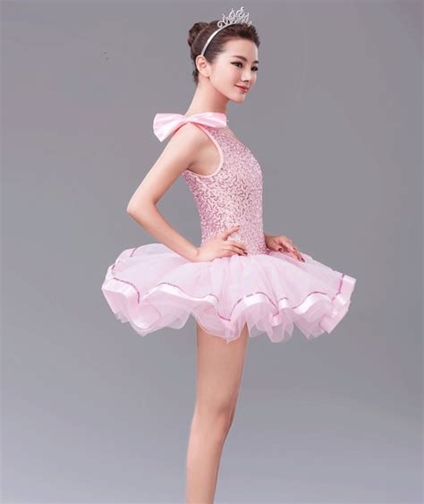 girls sequin ballet dance dress adults ballet tutu leotard