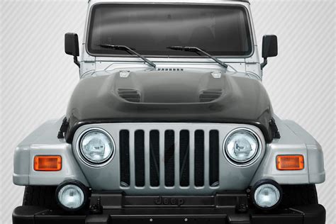 carbon creations power dome hood body kit    jeep wrangler  picclick