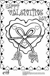 Valentine Coloring Pages Heart Hearts Roses Valentines Color Printable Monkey Ribbons Ribbon Getcolorings Parents February sketch template