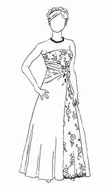 Wedding Dresses Sketch Prom Drawing Dress Short Nightmare Ball Gown Drawings Gowns Veil Sketches Coloring Alterations Easy Fashion Getdrawings Template sketch template