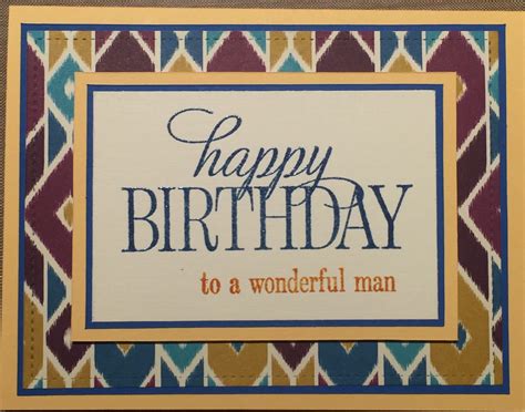 manly card   lindsstampinescapecom stampin  happy birthday