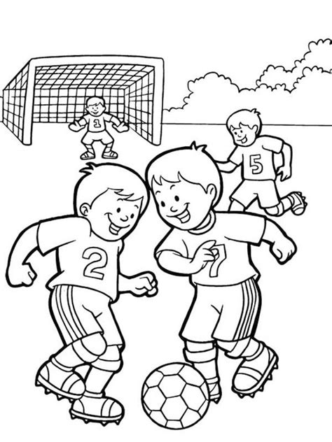 kleurplaat voetballen football coloring pages sports coloring pages  kids coloring pages