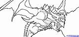 Coloring Dragon Breathing Fire Getcolorings sketch template