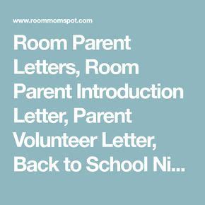 room parent letters room parent introduction letter parent volunteer