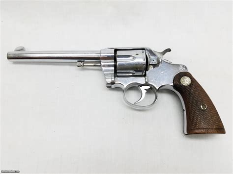 colt da  nickel double action revolver