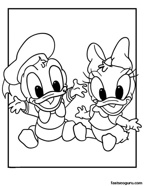 adorable baby disney coloring pages