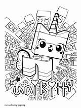 Coloring Lego Unikitty Movie Colouring Unicorn Pages Gif sketch template
