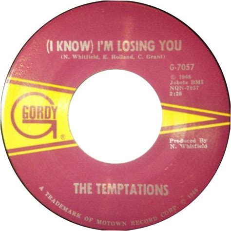 I Know Im Losing You The Temptations 1967 Im Lost Music Radio