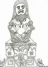 Xochipilli Deviantart Favourites Add Aztec God sketch template