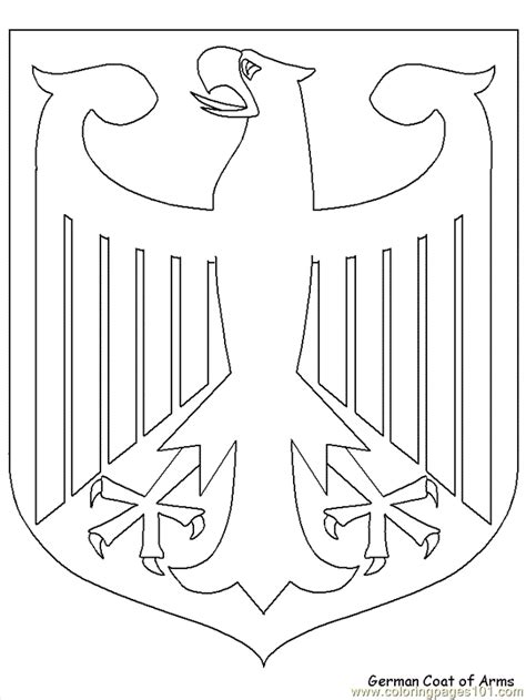 coloring pages coat  arms countries germany  printable