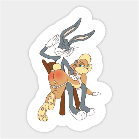 Bugs Spanking Lola Bugs Bunny Sticker Teepublic
