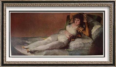 Francisco Jose De Goya Y Lucientes The Maja Clothed