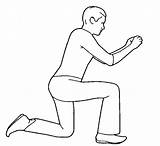 Kneeling Drawing Man Person Module Getdrawings Musculoskeletal Injury sketch template