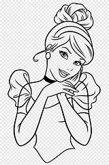 Cinderella Stampare Topolino Pngegg sketch template