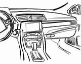 Dashboard Car Drawing Getdrawings sketch template