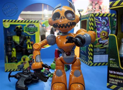 idle hands toy fair  wowwee elektrokidz robots robot zombies    zombie dolls