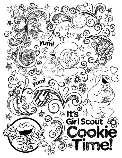 girl scouts cookie coloring page girl scouts daisy girl scouts girl