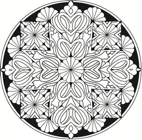 dover kaleidoscope  mandala coloring pages coloring pages pattern