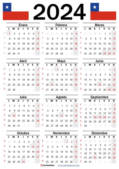 calendario oficial chile 2023 con feriados 2024 brasil imagesee