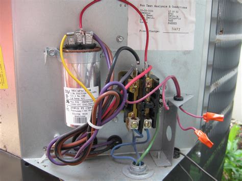 air conditioner condenser wiring schematic