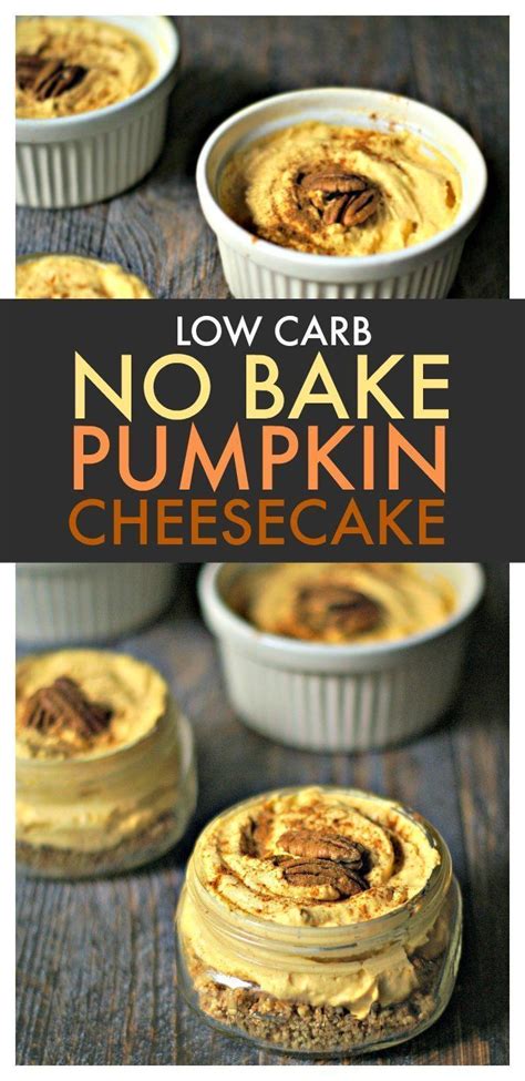 easy no bake keto pumpkin cheesecake dessert recipe