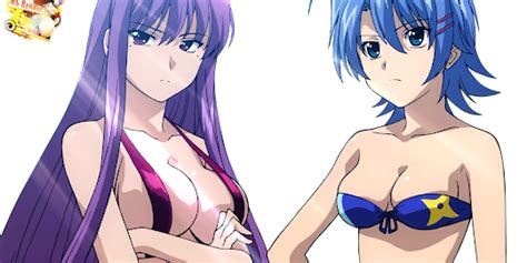 Etou Fujiko And Hattori Junko Render Ecchi Bikini Anime Png Image