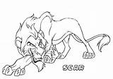 Lion Coloring King Pages Scar Color Drawing Kiara Roar Colouring Zira Mountain Lioness Disney Simba Kovu Mufasa Kids Print Printable sketch template