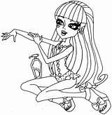 Coloring Pages Draculaura Monster High Cream Sun Choose Board Coloringhome Nick Jr sketch template