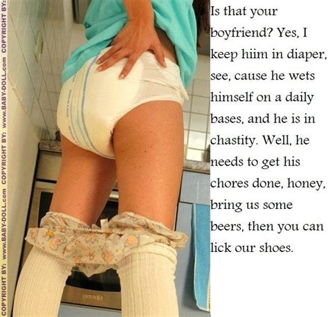 forced sissy diapering captions