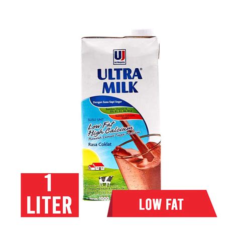 Jual Ultra Milk Low Fat Susu Uht Choco [1 L] Di Seller Lottemart