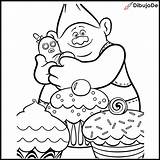 Coloring Pages Trolls Poppy Dreamworks Troll Movie Colorear Para Dinkles Mr Template Bergens Choisir Guardado Tableau Desde Azcoloring Un sketch template