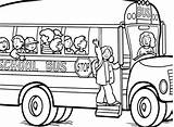 Bus Coloring City Getcolorings Pages Color sketch template