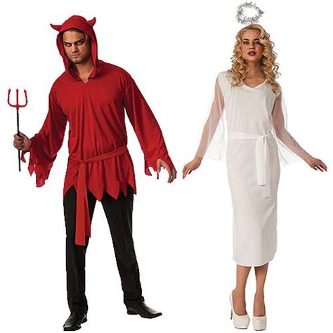 Angel Needs Wings Couple Halloween Costumes For Adults