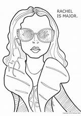 Fashion Coloring Pages Girls Girl Designlooter Getcolorings Kids Printable Color Print 1227 77kb sketch template