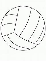 Coloring Volleyball Pages Ball Beach Printable Kids Cliparts Sheets Clipart Bestcoloringpagesforkids Library sketch template