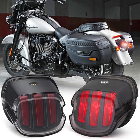 harley tail light dot approved brake running lights motorcycle led taillight  harley
