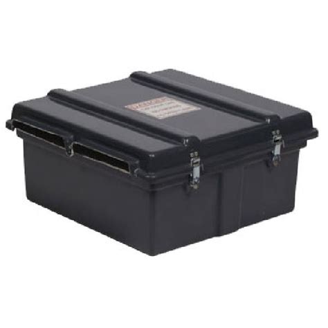 square battery box  holds  group  batteries goodall manufacturing