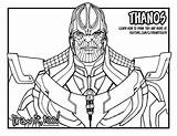 Thanos Avengers Infinity Endgame Gauntlet Drawittoo sketch template