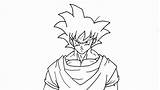 Goku Drawing Dragon Ball Dbz Super Saiyan Pages Coloring Drawings Draw Getdrawings Paintingvalley Getcolorings Color Size sketch template