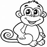Macaco Macaquinhos Pintar Macacos Riscos Monkeys Figura Kunjungi Ingrahamrobotics Graciosos Poplembrancinhas sketch template