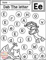 Letter Worksheets Dab Alphabet Preschool Kindergarten Letters Recognition Identification Worksheet Activities Pdf Kids Grade Pre Contains Pages Designed Teacherspayteachers Learning sketch template
