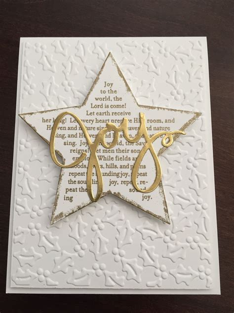 joy retired stampin  stars christmas stamped christmas cards