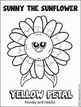 Coloring Daisy Pages Petals Ages Recognition Develop Creativity Skills Focus Motor Way Fun Color Kids sketch template