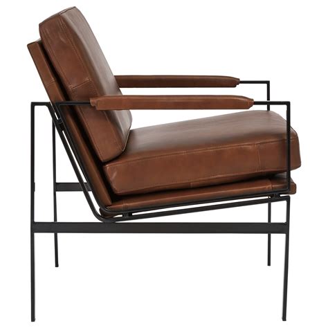 Signature Design By Ashley Puckman A3000193 Brown Leather Accent Chair