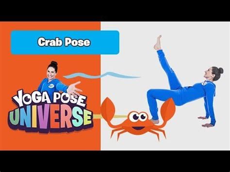crab pose yoga pose universe cosmic kids yoga