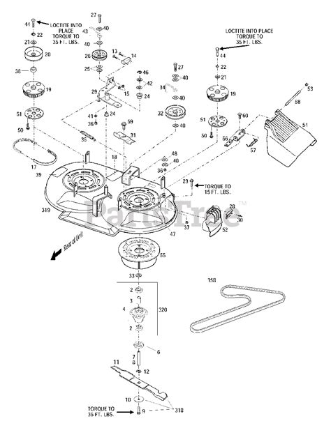 troy bilt  walk  mower parts diagram