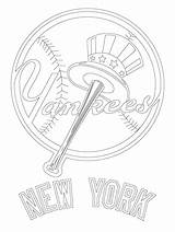 Yankees Coloring Pages York Logo Baseball Mlb Printable Giants Posadas Las Jersey Dodgers Drawing City Color San Francisco Sport Colouring sketch template