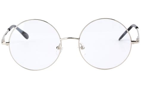 Agstum Retro Round Prescription Ready Metal Eyeglass Frame Medium Size