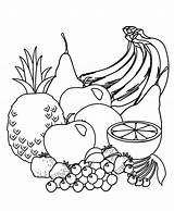 Frutta Verdura Fruits Bojanke Stampare Preleva sketch template